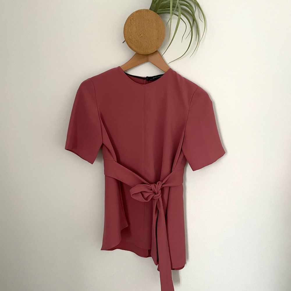 Zara asymmetrical blouse